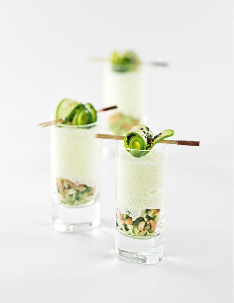 Cucumber Yogurt Espuma